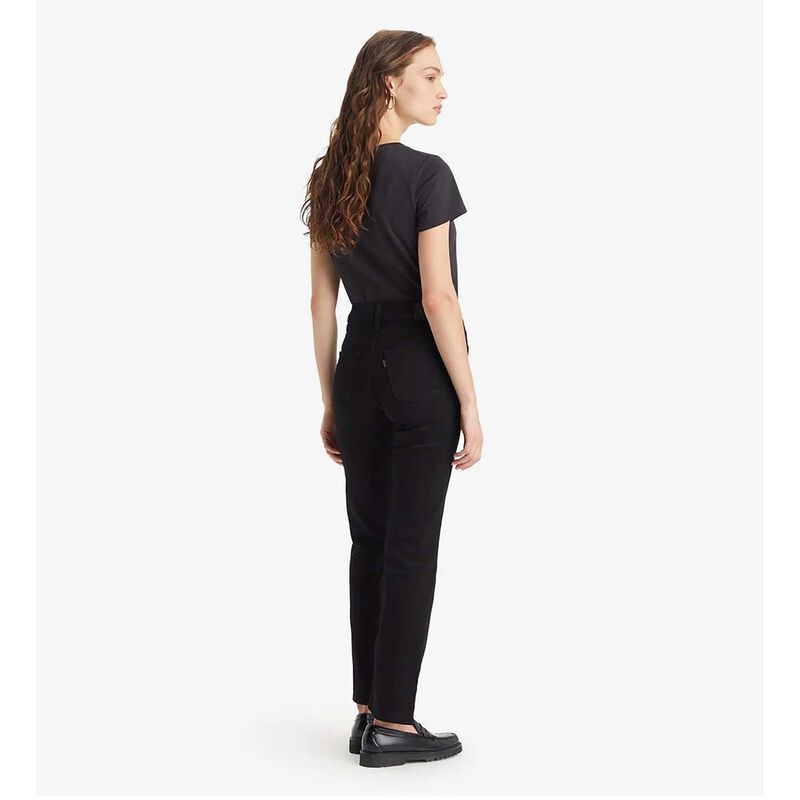 Levi's 314 Shaping Straight Soft Black Jeans image number 1